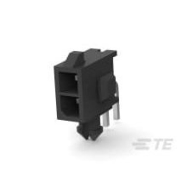 02P MICRO MNL ASSY R/A HDR LF, Te Connectivity, Mfr#: 3-794618-2